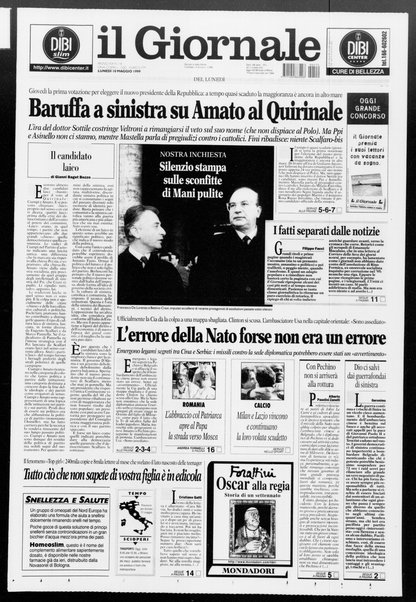 Il giornale del lunedi